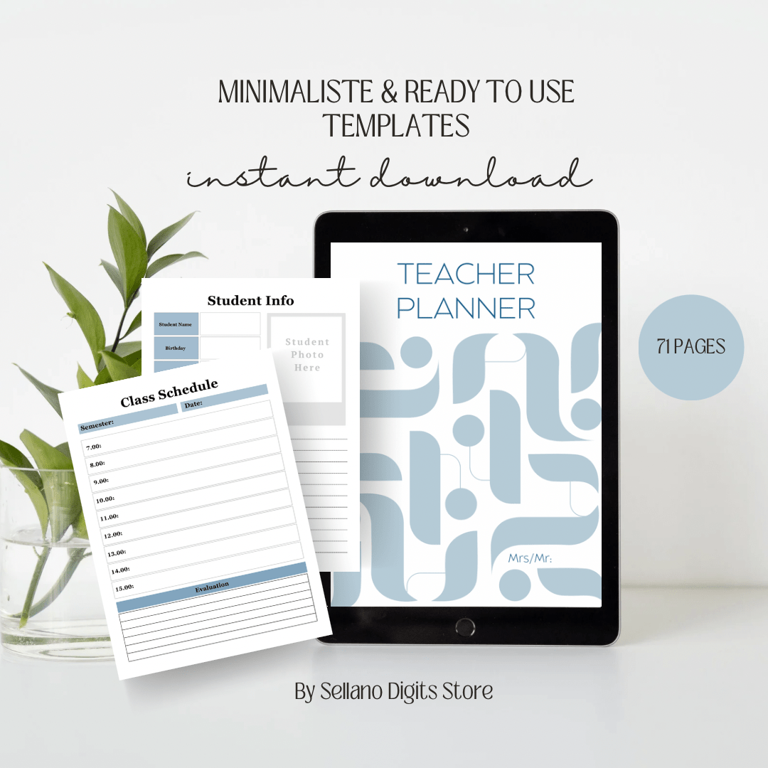 Teacher Planner Mr/Mrs