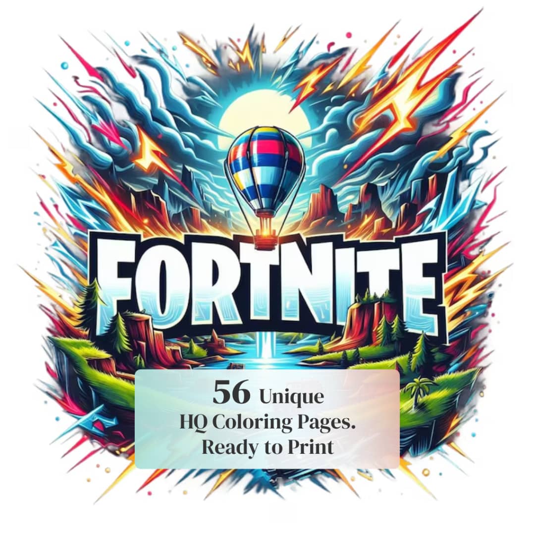 56 Fortnite Coloring Pages downloadable